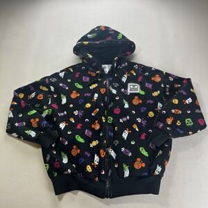 Disney Parks Halloween 2022 Mickey Ghost Full Zip Hoodie SZ Medium Spooky Witchy